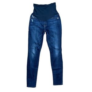 7 For All Mankind Maternity Jeans 29 Secret Fit Belly Skinny Stretch Denim Jean